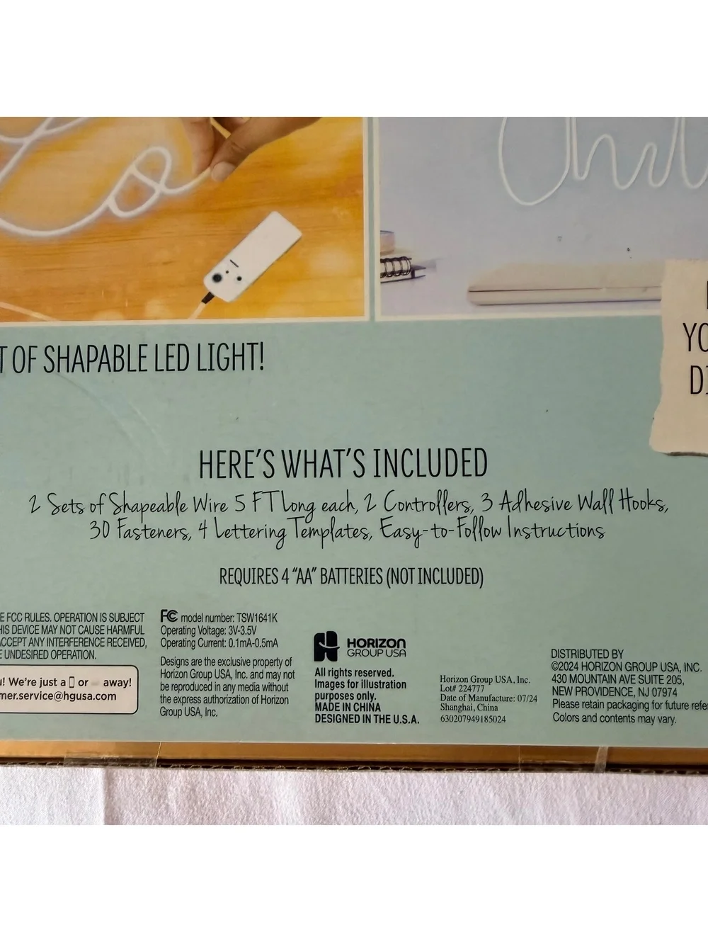STMT D.I.Y. Neon Light Décor - 10 Feet Shapable LED Light Make Your Our Sign NEW